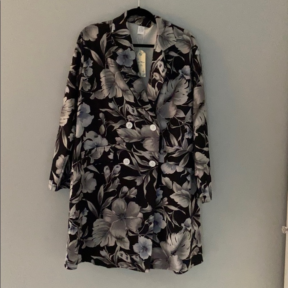 Floral blazer